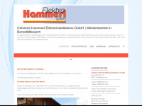 elektro-hammerl.de Webseite Vorschau