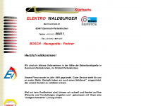 elektro-waldburger.de Webseite Vorschau