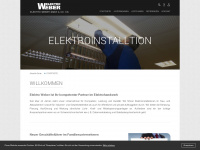 elektro-weber-weiden.de Webseite Vorschau