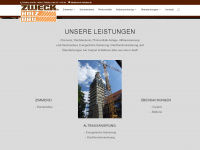 zweck-holzbau.de Webseite Vorschau