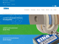 elka-elastic.com Webseite Vorschau