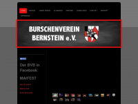 burschenverein-bernstein.de Webseite Vorschau