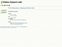 e-loibl.de Webseite Vorschau