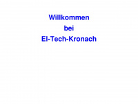 El-tech-kronach.de