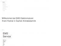 ems-elektromotoren.de Webseite Vorschau