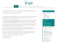 zahnarzt-knoebl.de Webseite Vorschau