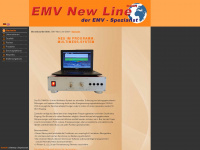 emv-newline.de Webseite Vorschau
