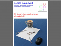 schels-bauphysik.de Webseite Vorschau