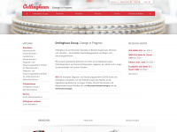 ortlinghaus.com Webseite Vorschau