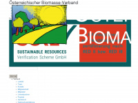 biomasseverband.at Webseite Vorschau