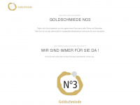 goldschmiede-no3.de Webseite Vorschau