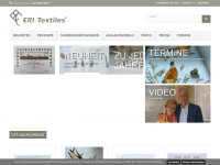 eri-textiles.com Webseite Vorschau