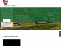 erlbach.de Webseite Vorschau