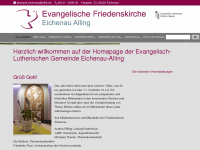 friedenskirche-eichenau.de Webseite Vorschau