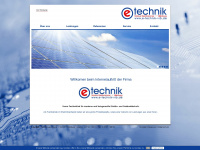 e-technik-vib.de Webseite Vorschau