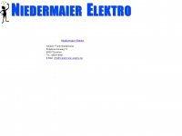 niedermaier-elektro.de Webseite Vorschau