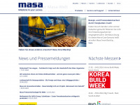 masa-ag.com Webseite Vorschau