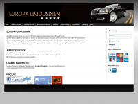 europa-limousinen.de Webseite Vorschau