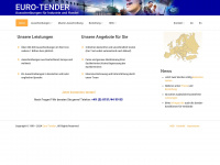 eurotender.de Webseite Vorschau