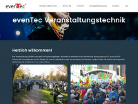 eventec.com Webseite Vorschau