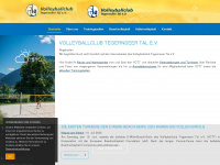 volleyball-tegernsee.de Webseite Vorschau