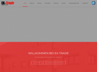 ex-trade.net Webseite Vorschau