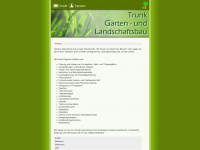 trunk-gartenbau.de Webseite Vorschau
