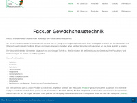 fackler-gewaechshaustechnik.de Webseite Vorschau