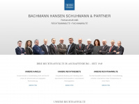 rae-bachmann-hansen.de Webseite Vorschau