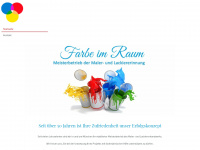 farbe-im-raum.com Webseite Vorschau