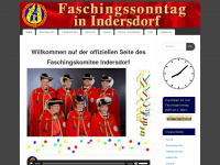 faschingssonntag.de Webseite Vorschau