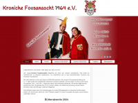 kroniche-fousanaocht.de Webseite Vorschau