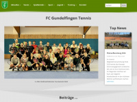 tennis-beim-fcg.de Webseite Vorschau