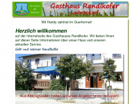 gasthaus-randlkofer.de Webseite Vorschau