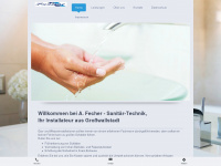 fecher-sanitaer.de Webseite Vorschau