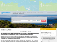 go-kroatien.de Webseite Vorschau