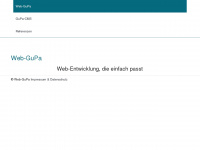web-gupa.de Webseite Vorschau
