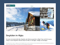 berghuetten-allgaeu.de Webseite Vorschau