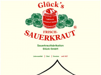 glueck-sauerkraut.de Webseite Vorschau