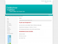 feldkirchner-triathlon.de Webseite Vorschau