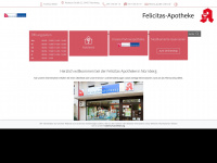 felicitas-apotheke.de Webseite Vorschau