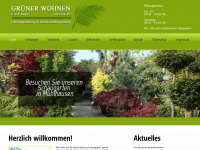 gruenerwohnen.de Webseite Vorschau