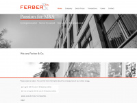 ferberco.com Webseite Vorschau