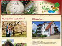 ferienhof-hofer.de Webseite Vorschau