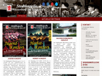 stadtkapelle-wasserburg.de Webseite Vorschau