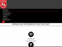 feuerwehr-dietfurt.de Webseite Vorschau