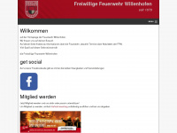 feuerwehr-willenhofen.de Webseite Vorschau