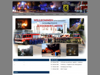 feuerwehr-sonneberg.com Webseite Vorschau