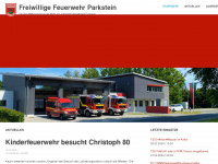 feuerwehr-parkstein.de Webseite Vorschau