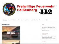 feuerwehr-peissenberg.de Webseite Vorschau